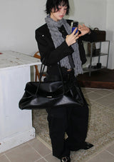 FLUID LEATHER BIG BAG