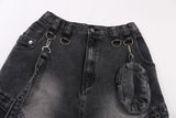 Kyle Ring Pocket Denim Bermuda Pants