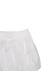 [UPDRAFT]BALLOON NYLON SKIRT WHITE