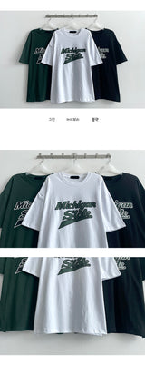 Razigan ラウンド半袖Tシャツ