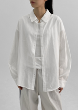 [MADE] Bester Loose Fit Striped Shirt