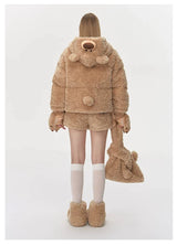 13DE MARZO Bear Costume Down Jacket