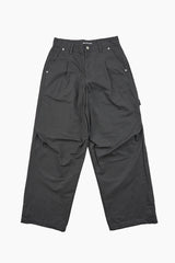 Space pier wide cotton pants
