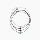 ROSE BEADED NECKLACE (4COLORS!)