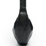 Split Half Moon Messenger Bag_Black
