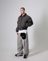 カーブドストライプパンツ (Unisex)