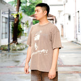 Vintage Washed Band T-shirt with Retro Print