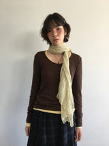 Cole Slim Henley Neck Knit (5color)