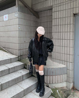 ウォッシュドレザージャケット
