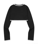 [セット] パルスセットアップレースポイントスリーブレスボレロカーディガン (2COLOR)