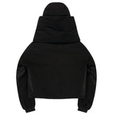 Detachable Muffler Down Jacket / Black