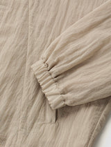 String Hoodie Windbreaker_Beige