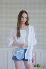 CUDDLY LINE LACE WINDBREAKER