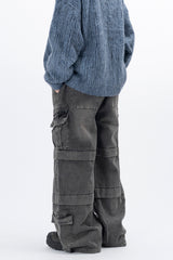 Double Layer Cargo Denim