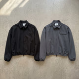 Cropped Zip Collar Jacket