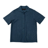 PEACOCK BLUE KNIT SHIRT