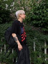 Layered Stitched Bermuda Pants
