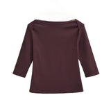 Avenor Boat Neck 3/4 Sleeve Tee