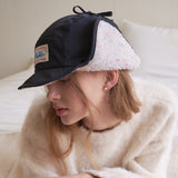 Sprinkle Teddy Reversible Trooper Hat (Navy)