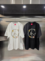 VENTIQUE ピースグラフィックTシャツ 2color