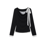Bianca Dot Scarf Layered Top