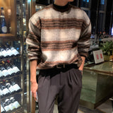 LMN Revival Wool Check Sweatshirt (2 colors)