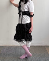 Sheer Lace Cropped Vest