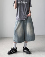 Lumos Pintuck Bermuda Denim