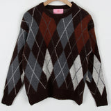 Rouge Argyle - knt
