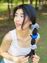 Large intestine hair ring female niche design hair rope headband simple