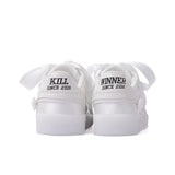 KILLWINNER White German Training Shoes, Casual Low-top Sneakers, Unisex Style