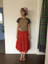 Root frill tiered skirt (3color)