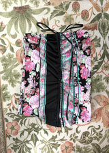 [香] Oriental Floral Shirring Top