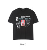 ロガン アートワーク グラフィック ショート スリーブ Tシャツ