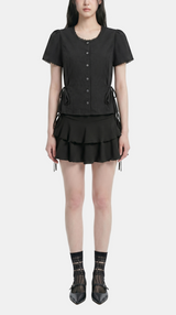 Reni Side Tie Blouse