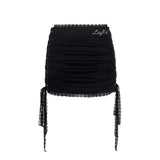 Brina Side Tie Ruched Skirt