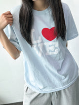 アロー ハート タトゥー グラフィックTシャツ 4カラー
