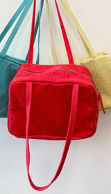 canvas square shoulder bag