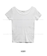 [1+1] エブリデイUネックルーズフィットショートスリーブTシャツ