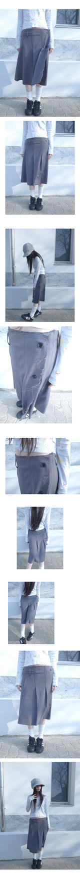 cutting wrap skirt