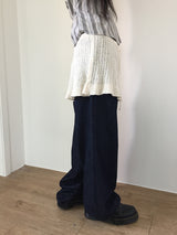 Layered Summer Knit Skirt (2color)