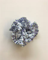 Ruffled Check Scrunchie (2color)
