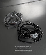 beads multi-strap bracelet (2color)
