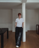 Vasque Lettering Wide Sweatpants