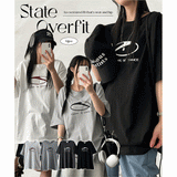 State Overfit Short Sleeve Tee