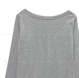 [U-BASIC] Glee Basic Brushed Boat Neck Long Sleeve