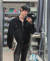 Io Velvet Denim Jacket