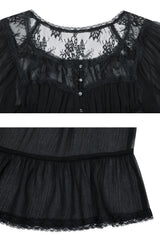 MOONRISE BLOUSE black