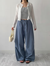 [Unisex] Stopper Parachute Banding Wide Pants