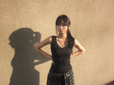 ROMY SLIT LINE SLEEVELESS